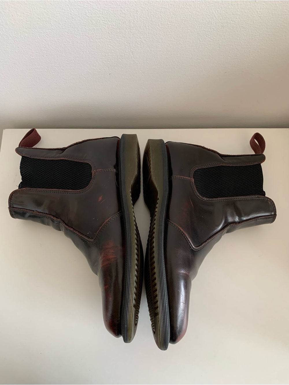 Dr Marten cherry red Chelsea boot - Picture 5 of 14